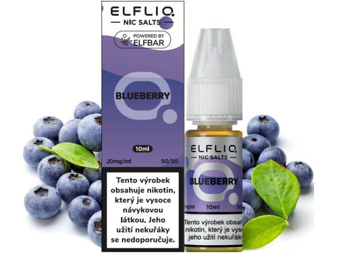 Liquid ELFLIQ Nic SALT Blueberry 10ml - 20mg