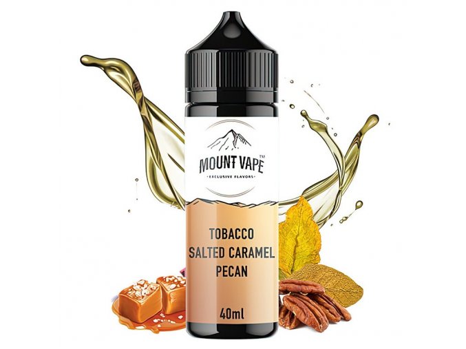 Mount Vape - Shake & Vape - Tobacco Salted Caramel Pecan - 40ml, produktový obrázek.