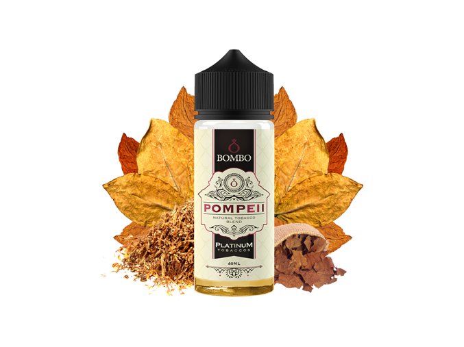 Příchuť Bombo Platinum Tobaccos S&V: Pompeii (Tradiční tabáková směs) 40ml