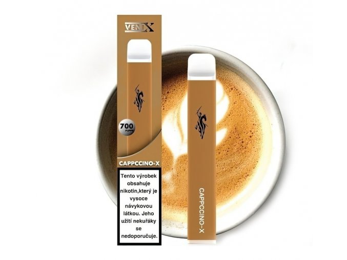 VENIX - Cappccino X - 18mg, produktový obrázek.