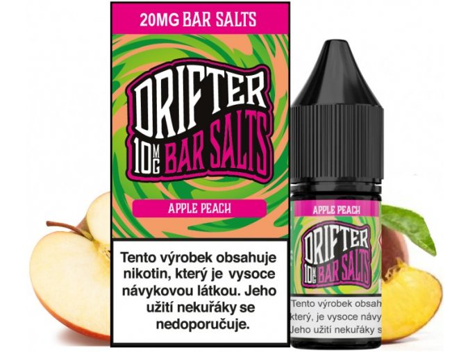 Liquid Drifter Bar Salts Apple Peach 10ml - 20mg