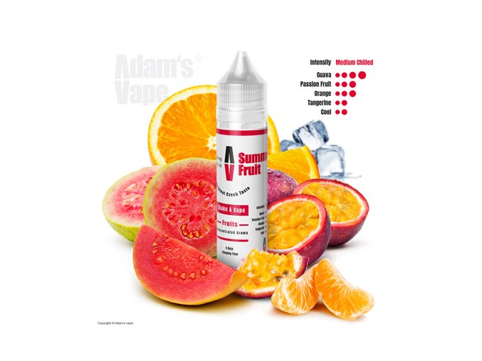 Příchuť Adams vape S&V: Summer Fruit (Tropické ovoce na ledu) 12ml