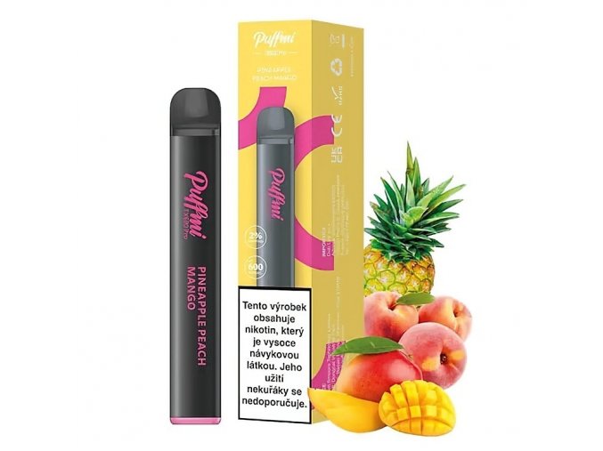 Puffmi TX600 Pro - Pineapple Peach Mango, produktový obrázek.