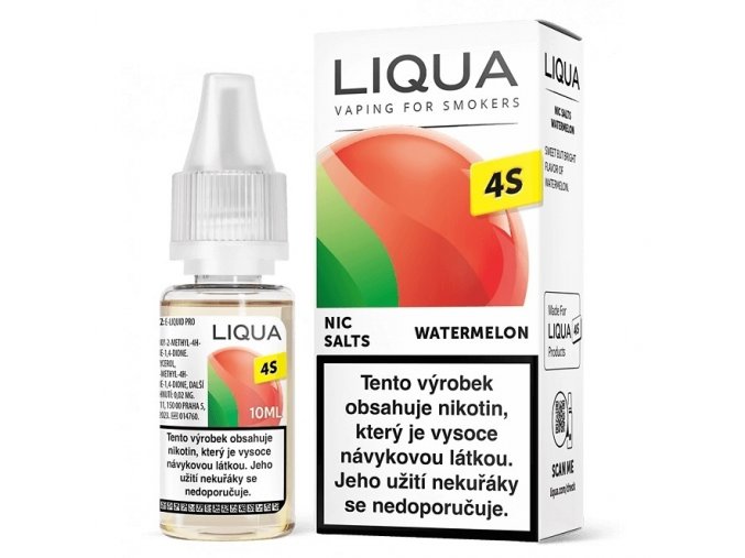 Liqua 4S - Watermelon - 18mg, produktový obrázek.