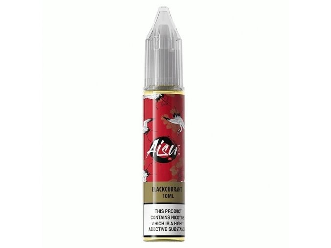 ZAP! Juice AISU Salt - E-liquid - Blackcurrant - 10ml - 10mg, produktový obrázek.