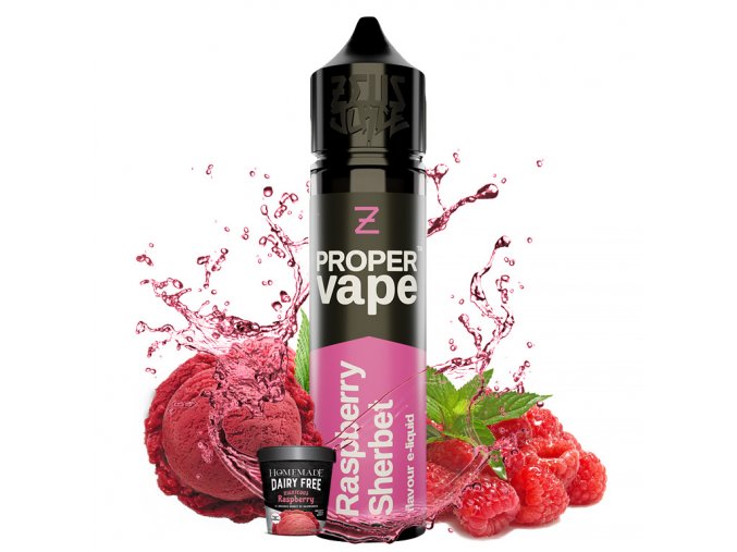 Zeus Juice - Proper Vape - S&V - Raspberry Sherbet - 20ml, produktový obrázek.