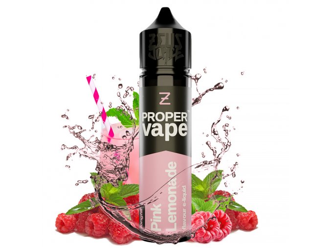 Zeus Juice - Proper Vape - S&V - Pink Lemonade - 20ml, produktový obrázek.