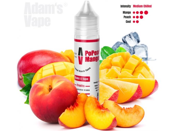 Příchuť Adam´s Vape Shake and Vape 12ml PoPeachi Mango