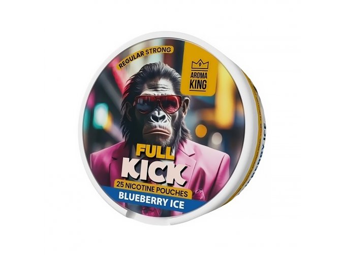 Aroma King Full Kick - nikotinové sáčky - Blueberry ICE - 20mg /g, produktový obrázek.