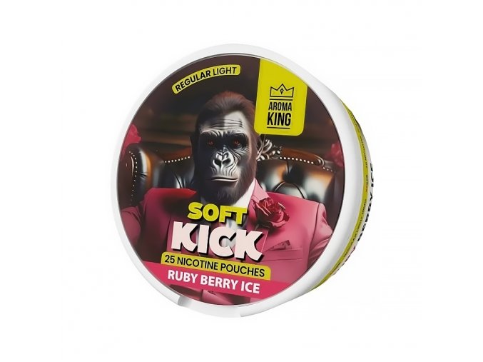 Aroma King Soft Kick - nikotinové sáčky - Ruby Berry ICE - 10mg /g, produktový obrázek.