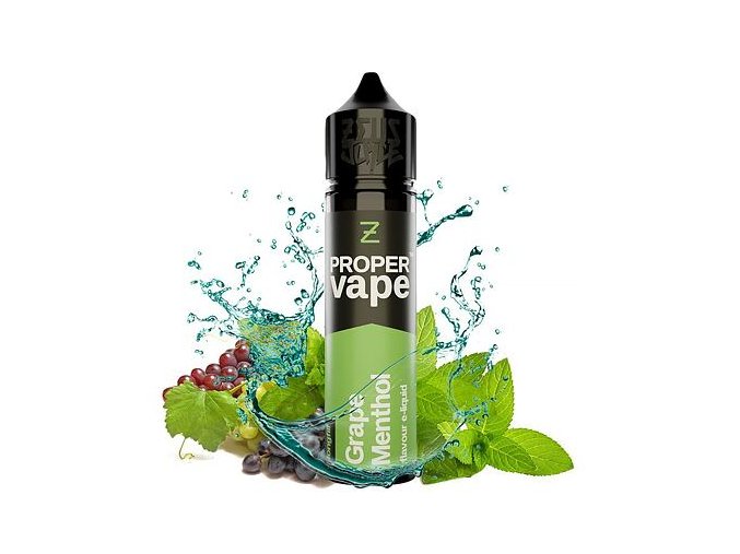 Příchuť Proper Vape by Zeus Juice S&V: Grape Menthol (Hroznové víno s mentolem) 20ml