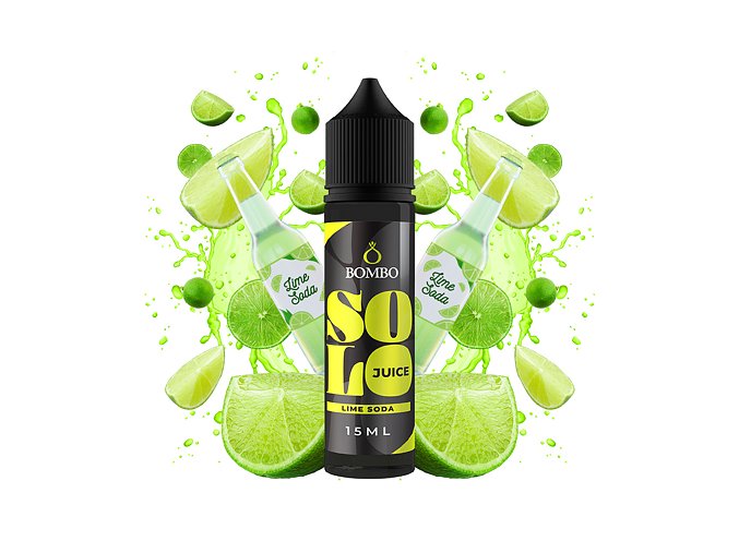 Příchuť Bombo Solo Juice S&V: Lime Soda (Limetková sodovka) 15ml