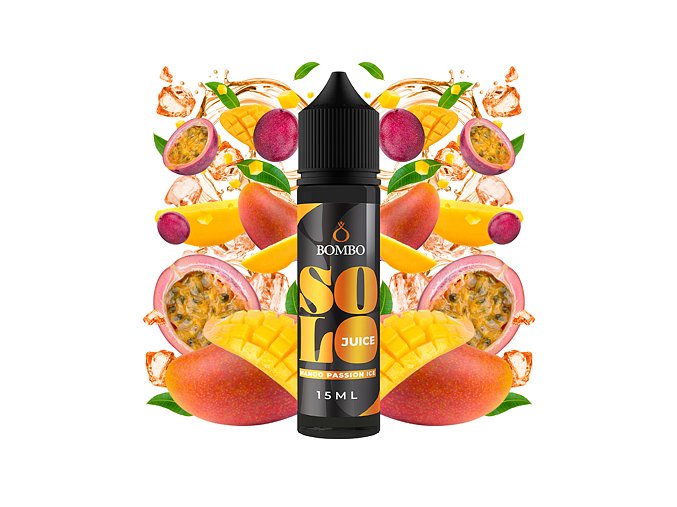 Příchuť Bombo Solo Juice S&V: Mango Passion Ice (Mango s marakujou na ledu) 15ml