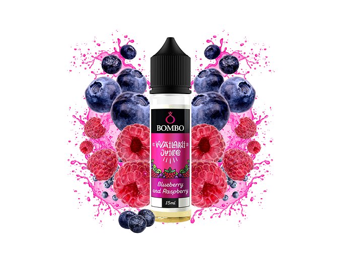 Příchuť Bombo Wailani Juice S&V: Blueberry and Raspberry (Borůvka a malina) 15ml
