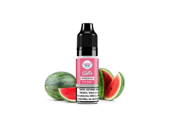 Dinner Lady Salt Watermelon Slices (Vodní meloun) 10ml intenzita nikotinu 20mg