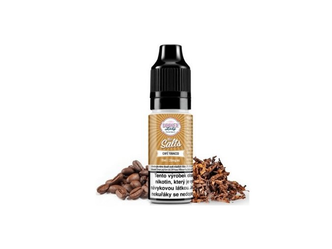 Dinner Lady Salt Café Tobacco (Tabáková směs s kávou) 10ml intenzita nikotinu 20mg