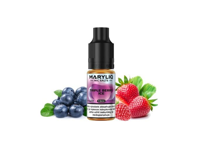 Maryliq Salt Triple Berry Ice (Ledové bobule) 10ml intenzita nikotinu 20mg