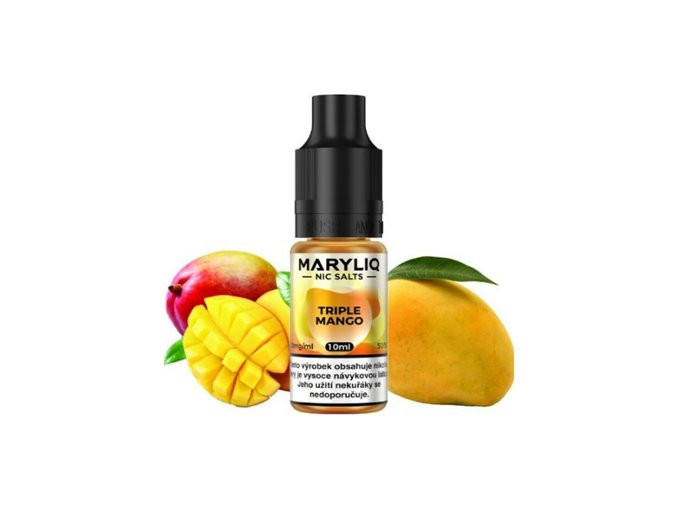 Maryliq Salt Triple Mango (Mango) 10ml intenzita nikotinu 20mg