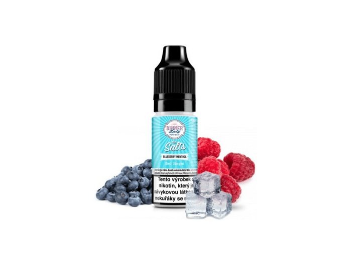 Dinner Lady Salt Blueberry Menthol (Bobule s mentolem) 10ml intenzita nikotinu 20mg