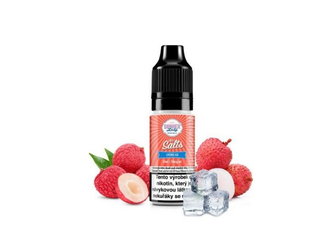 Dinner Lady Salt Lychee Ice (Ledové liči) 10ml intenzita nikotinu 20mg