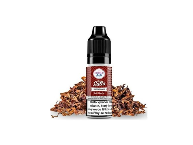 Dinner Lady Salt Smooth Tobacco (Jemná tabáková směs) 10ml intenzita nikotinu 20mg