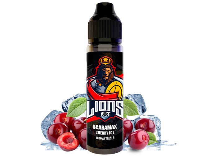 Lions Juice - S&V - Scaramax (Svěží ledová třešeň) - 10ml, produktový obrázek.