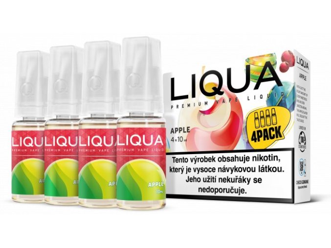 Liquid LIQUA CZ Elements 4Pack Apple 4x10ml-6mg (jablko)