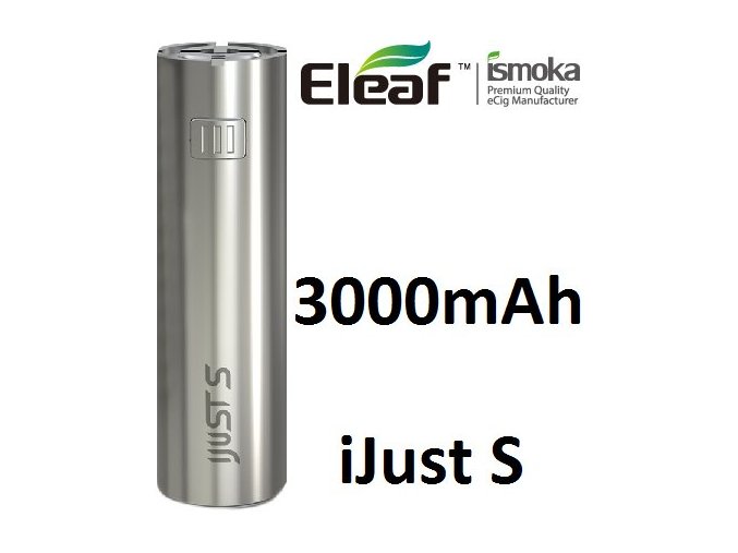 iSmoka-Eleaf iJust S baterie 3000mAh Silver