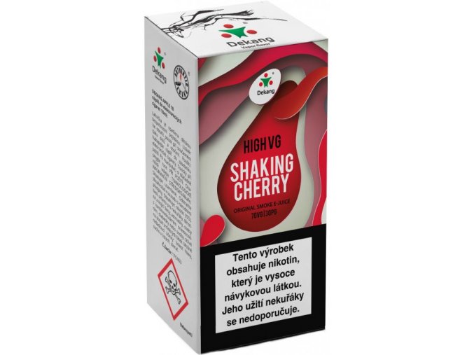 Liquid Dekang High VG Shaking Cherry 10ml - 1,5mg (Koktejlová třešeň)