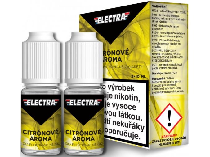 Liquid ELECTRA 2Pack Lemon 2x10ml - 3mg (Citrón)