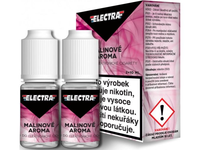 Liquid ELECTRA 2Pack Raspberry 2x10ml - 0mg (Malina)