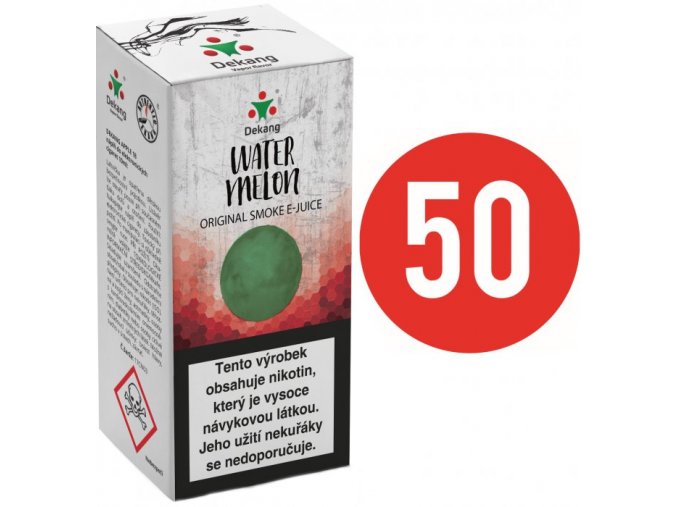 Liquid Dekang Fifty Watermelon 10ml - 3mg (Vodní meloun)