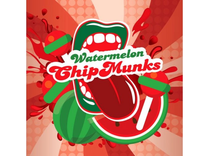 big mouth classical watermelon chipmunks