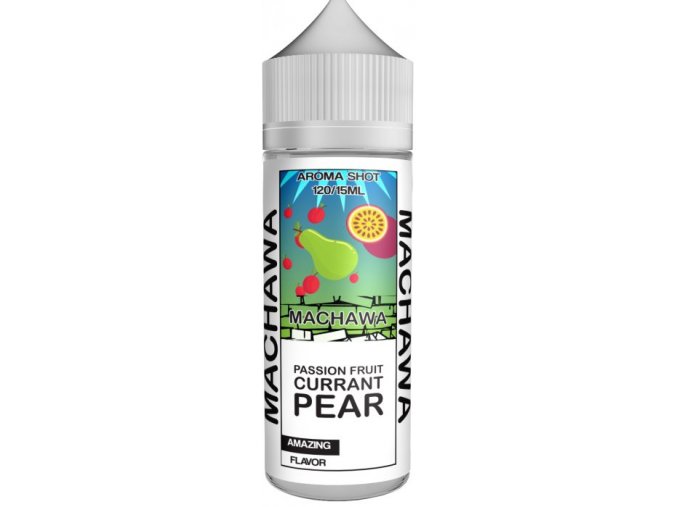 Příchuť MACHAWA Shake and Vape 15ml Passion Fruit and Pear