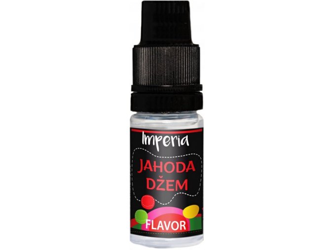 prichut imperia black label 10ml strawberry jam jahodovy dzem