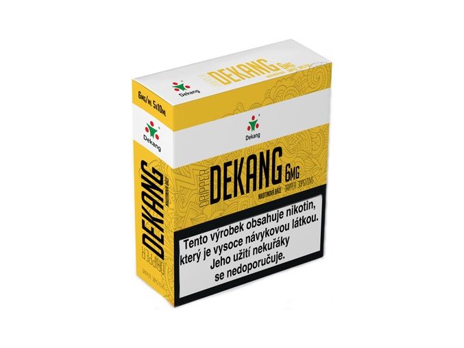 nikotinova baze dekang dripper 5x10ml pg30vg70 6mg