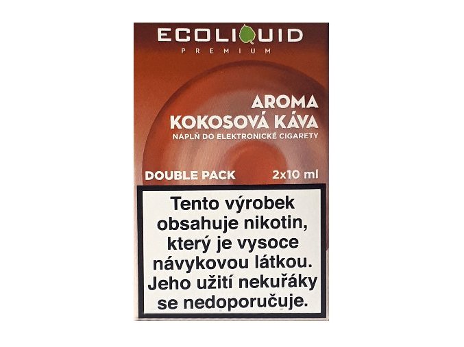 Liquid Ecoliquid Premium 2Pack Coconut Coffee 2x10ml - 0mg