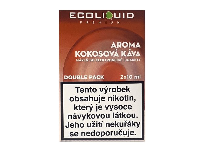 Liquid Ecoliquid Premium 2Pack Coconut Coffee 2x10ml - 3mg