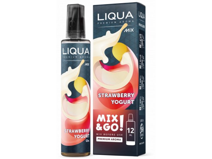 liqua mixgo 12ml strawberry yogurt