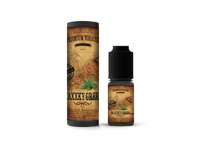 Příchuť Premium Tobacco: MaXXky Green 10ml