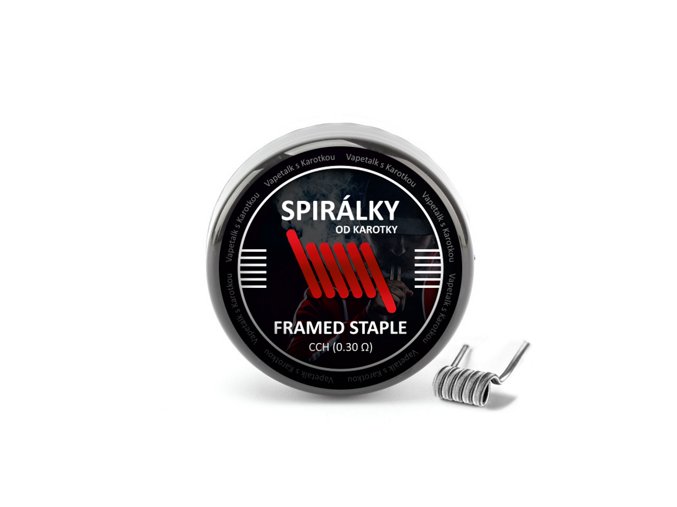 Spirálky od Karotky - CCH Framed Staple 0,3ohm (10ks)