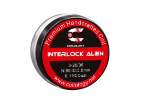 Předmotané spirálky Coilology Interlock Alien Ni80 (0,11ohm) (2ks)