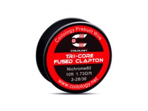 Odporový drát Coilology - Tri-core Fused Clapton Ni80 (3m)