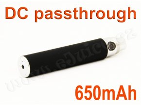 Baterie eGo / DC passthrough (650mAh) - MANUAL (Černá)