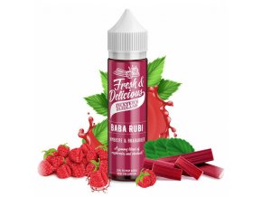 Dexters Juice Lab Fresh & Delicious - Shake & Vape - Baba Rubi (Maliny s rebarborou) - 20ml