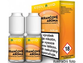 Liquid Ecoliquid Premium 2Pack Orange 2x10ml - 18mg (Pomeranč)