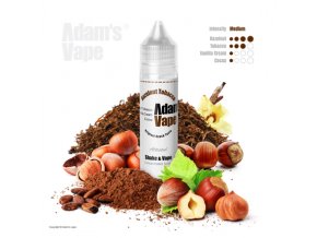 Příchuť Adams vape S&V: Hazelnut Tobacco (Jemný tabák s lískovým oříškem) 12ml