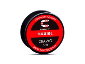 Odporový drát Coilology - SS316L (0,4mm/26GA) (10m)