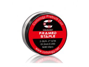 Předmotané spirálky Coilology Framed Staple Ni80 (0,2ohm) (10ks)