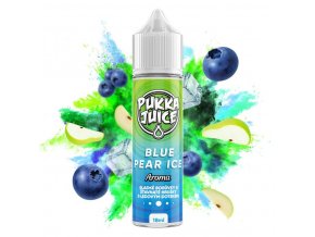 Pukka Juice - Shake & Vape - Blue Pear Ice (Ledová borůvka s hruškou) - 18ml, produktový obrázek.